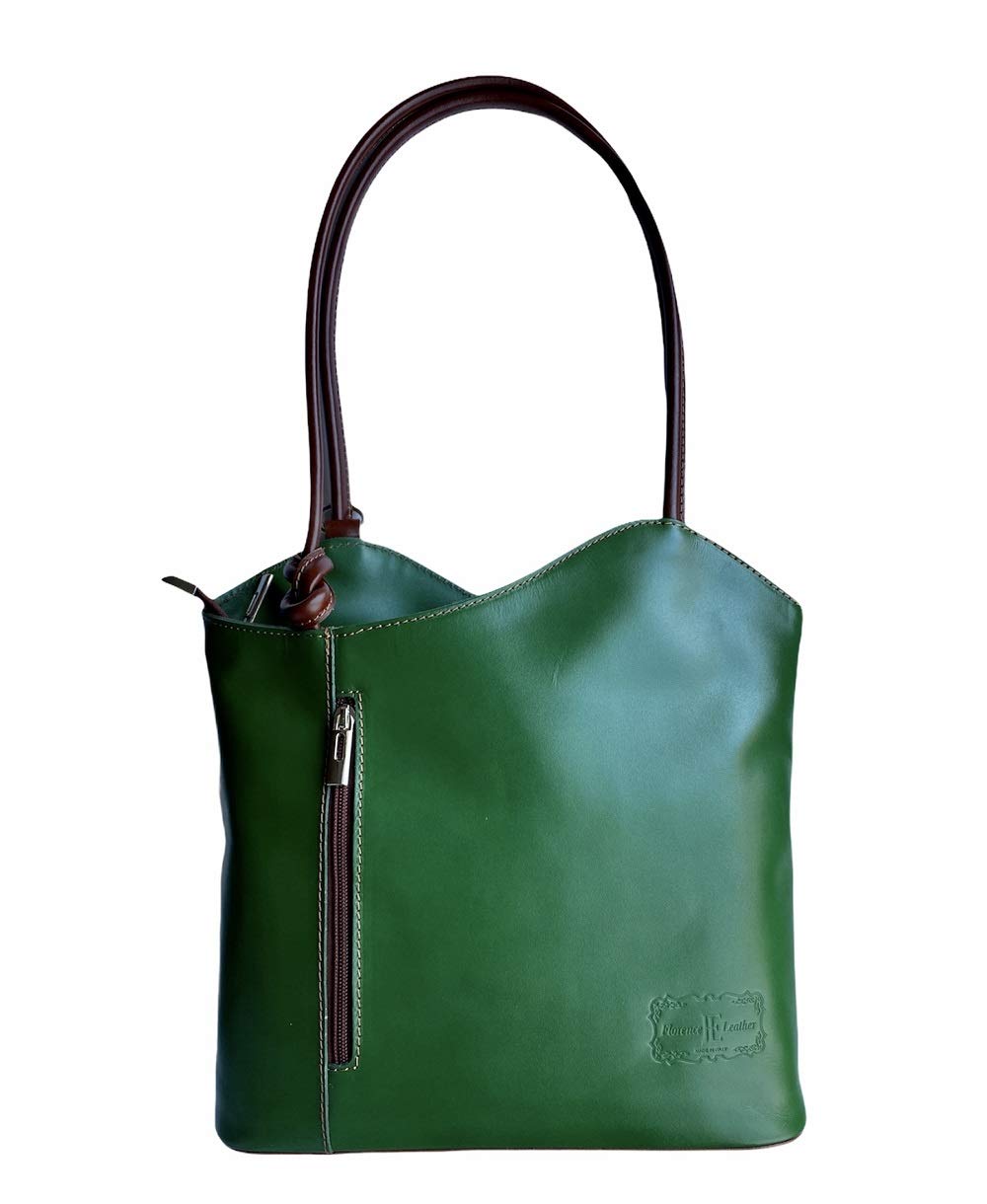 LaGaksta Convertible Leather Backpack Purse - Stylish & Easy Carry Travel Bag for Women, Work, School & Daily Commute
