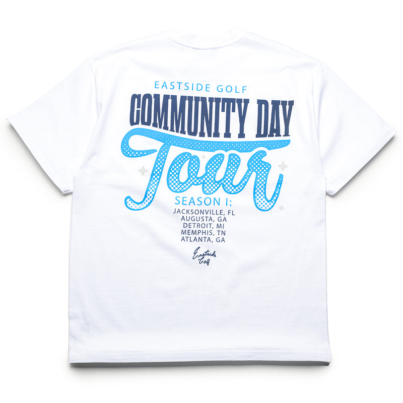 Eastside Golf Community Tee - Premium Bright White Cotton T-Shirt for Men & Women - Perfect for Golf Outings, Casual Wear & Sports Events