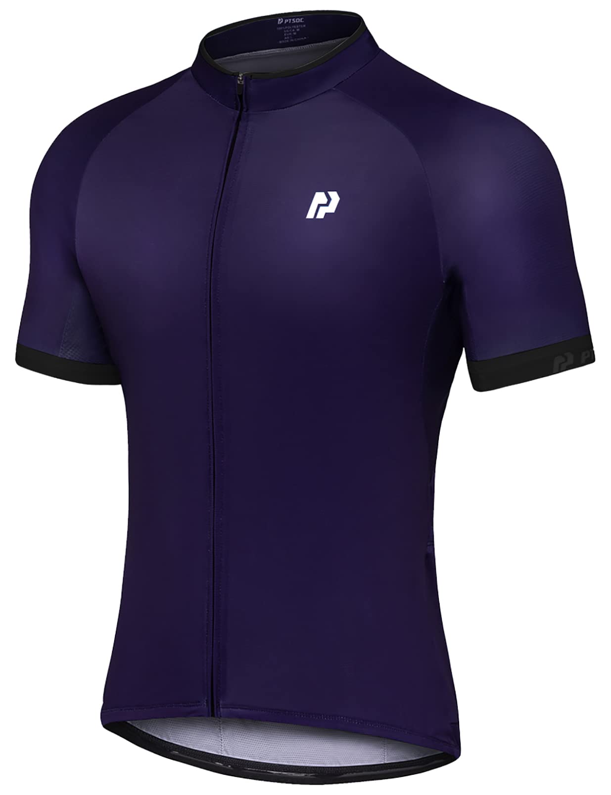 Men's Cycling Jersey Short Sleeve - Breathable Quick Dry Bike Shirt with Full Zipper & Pockets | Comfortable Bicycle Clothing for Road Cycling, Mountain Biking & Outdoor Sports