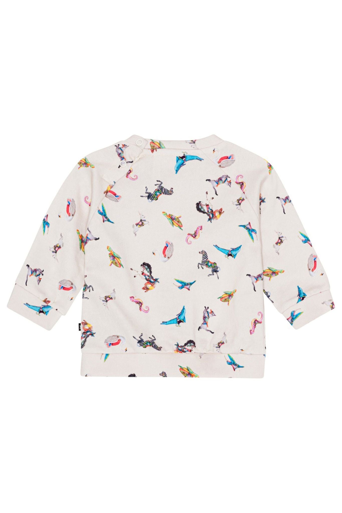 Unisex Toddler Carousel Mini Disc Sweatshirt - Soft Cotton Pullover for Boys & Girls - Perfect for Playdates, Daycare & Family Outings