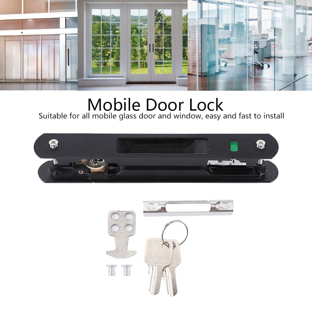 **Sliding Door Handle Set - Double Sided Lock for Glass & Patio Doors - Secure & Easy Installation - Perfect for Sliding Windows, Verandas & Balconies**