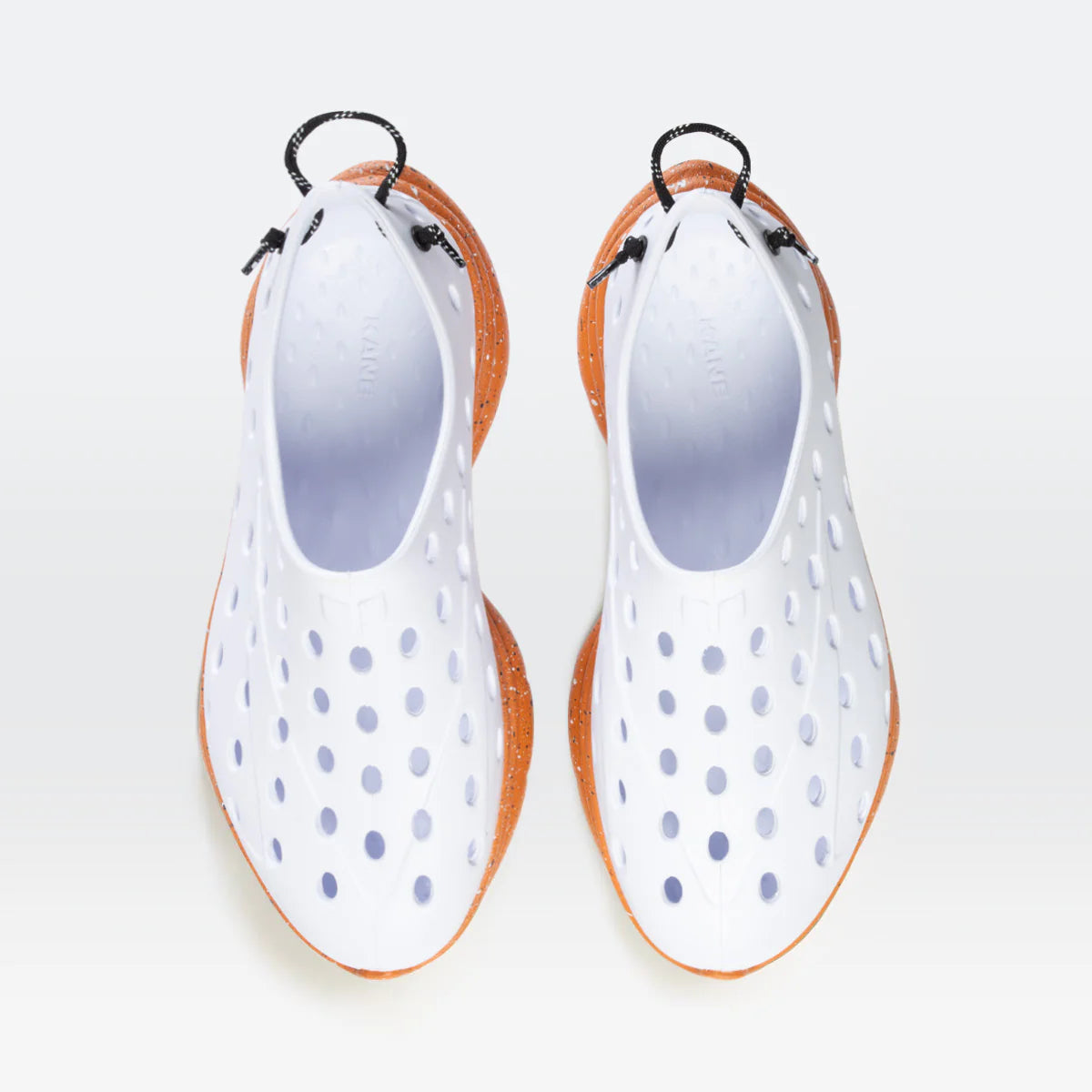 KANE Active Recovery Shoes for Men & Women - White & Caramel Speckle | Comfortable Post-Workout Footwear for Running, Gym & Everyday Wear
