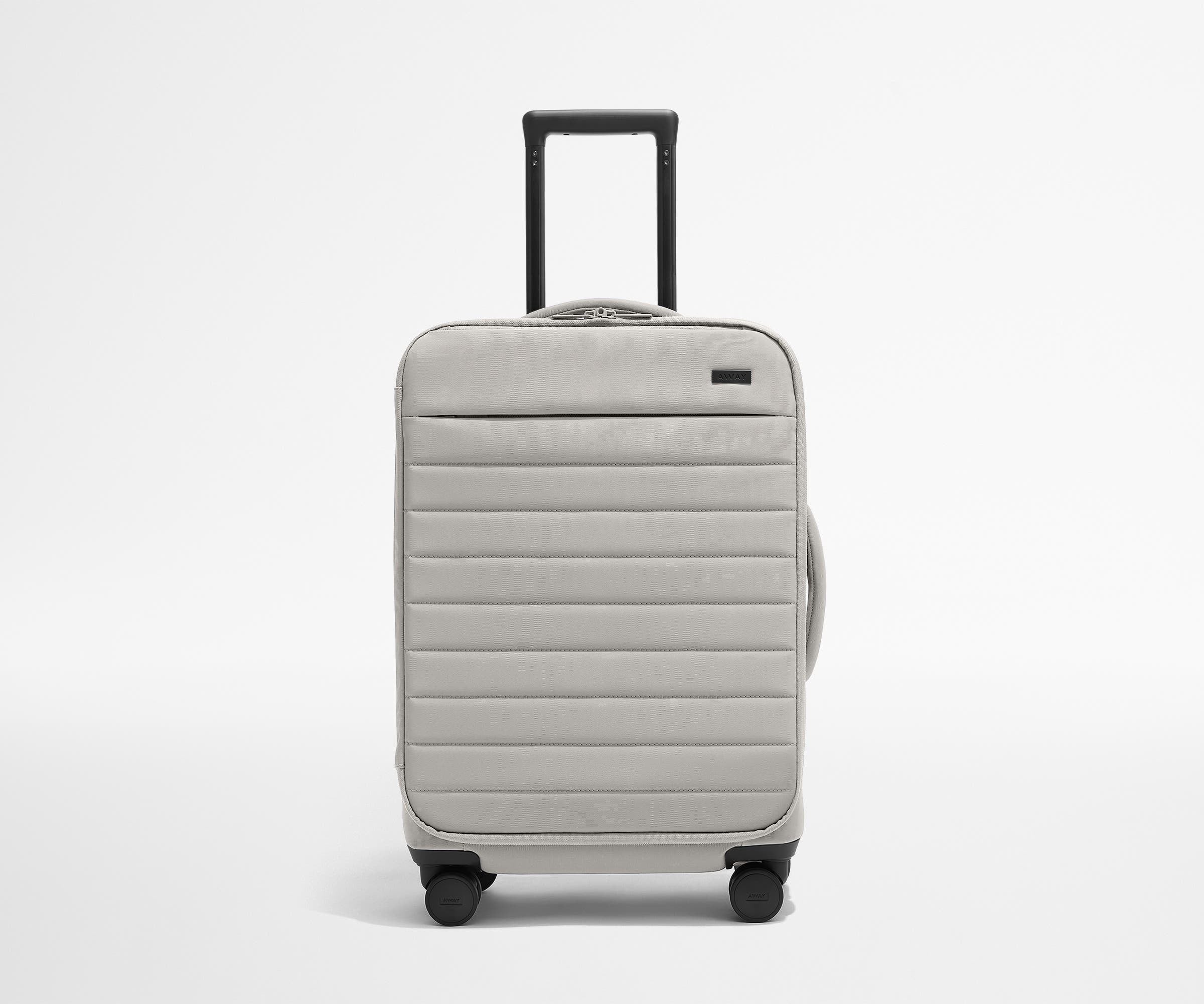 Softside Bigger Carry On Luggage - Lightweight Expandable Spinner Suitcase for Travel, Business Trips & Weekend Getaways