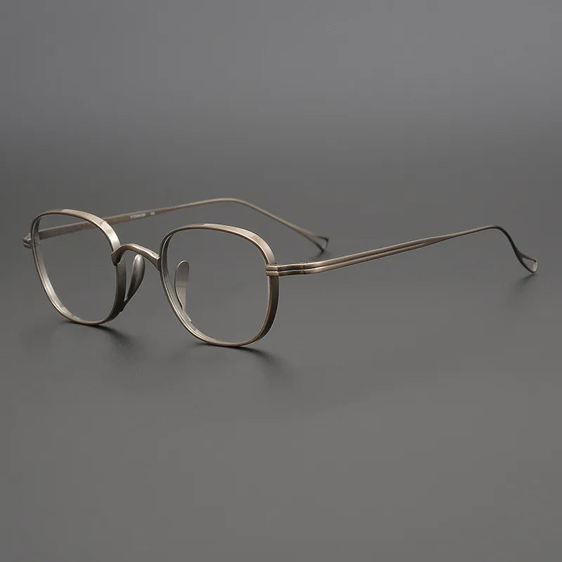 Aimee Women's Full Rim Square Titanium Eyeglasses Frame 65114 - Lightweight Durable Glasses for Work, Reading & Fashion Accessories