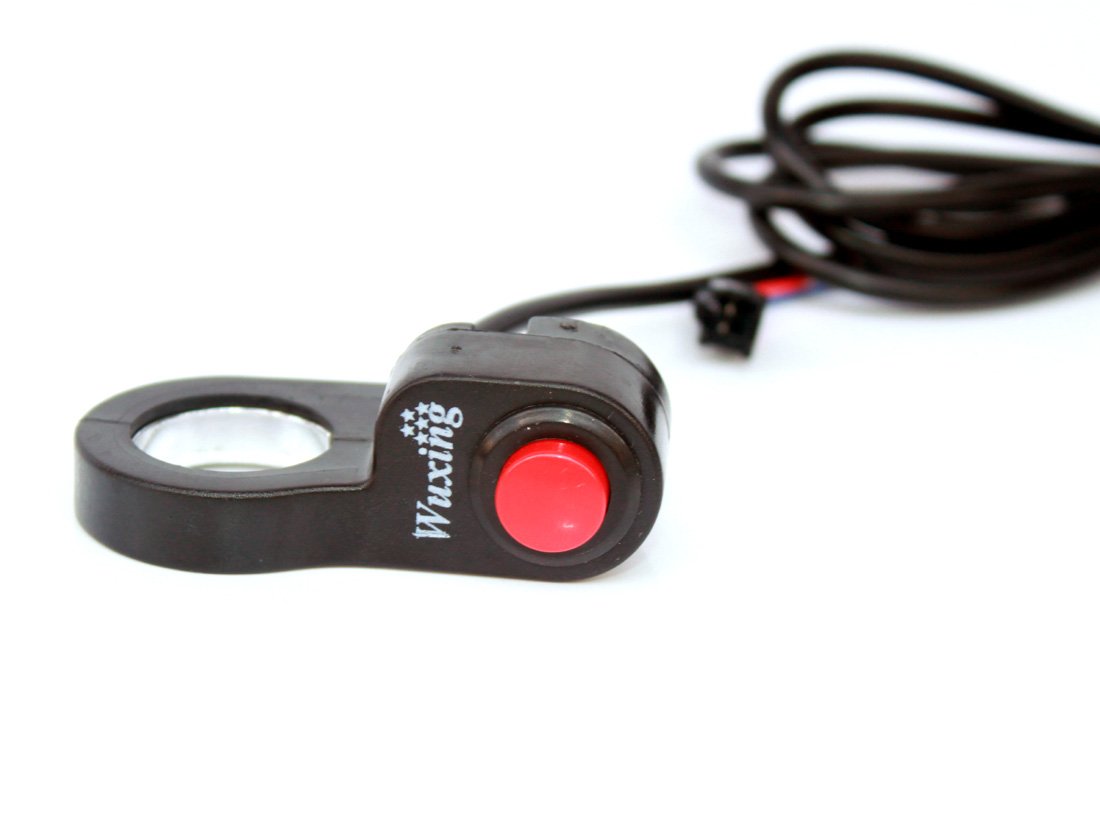 L-faster Electric Bike Dual Horn Switch - Wuxing Multifunction Button for E-Scooter & E-Bike - Cruise Control, Brake Button - Perfect for Urban Commuting & Outdoor Adventures
