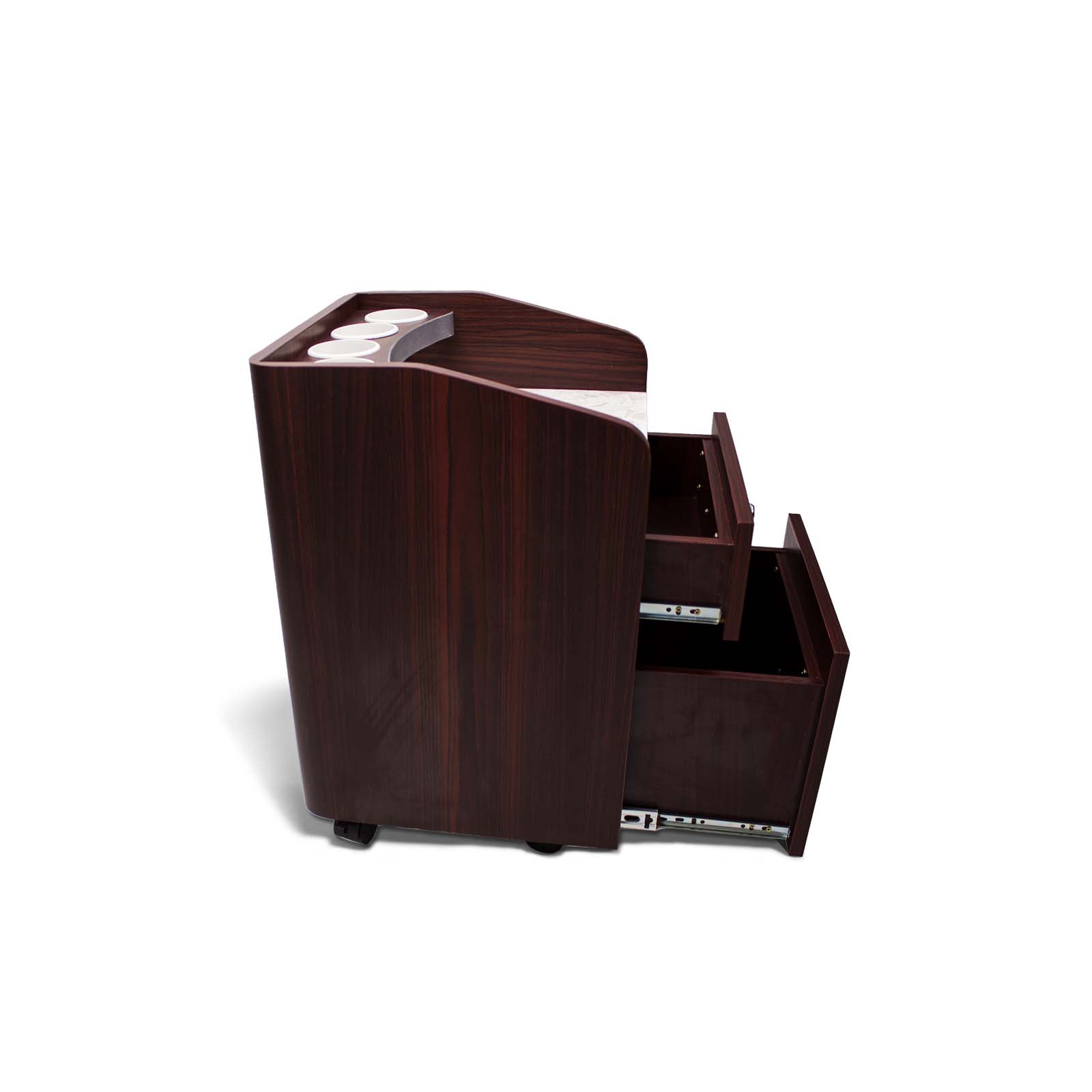 AVON I Pedicure Trolley - Professional Rolling Manicure & Pedicure Station for Nail Salons & Spas | Portable Beauty Cart with Storage for Nail Technicians | Perfect for Salon, Home Use & Mobile Services
