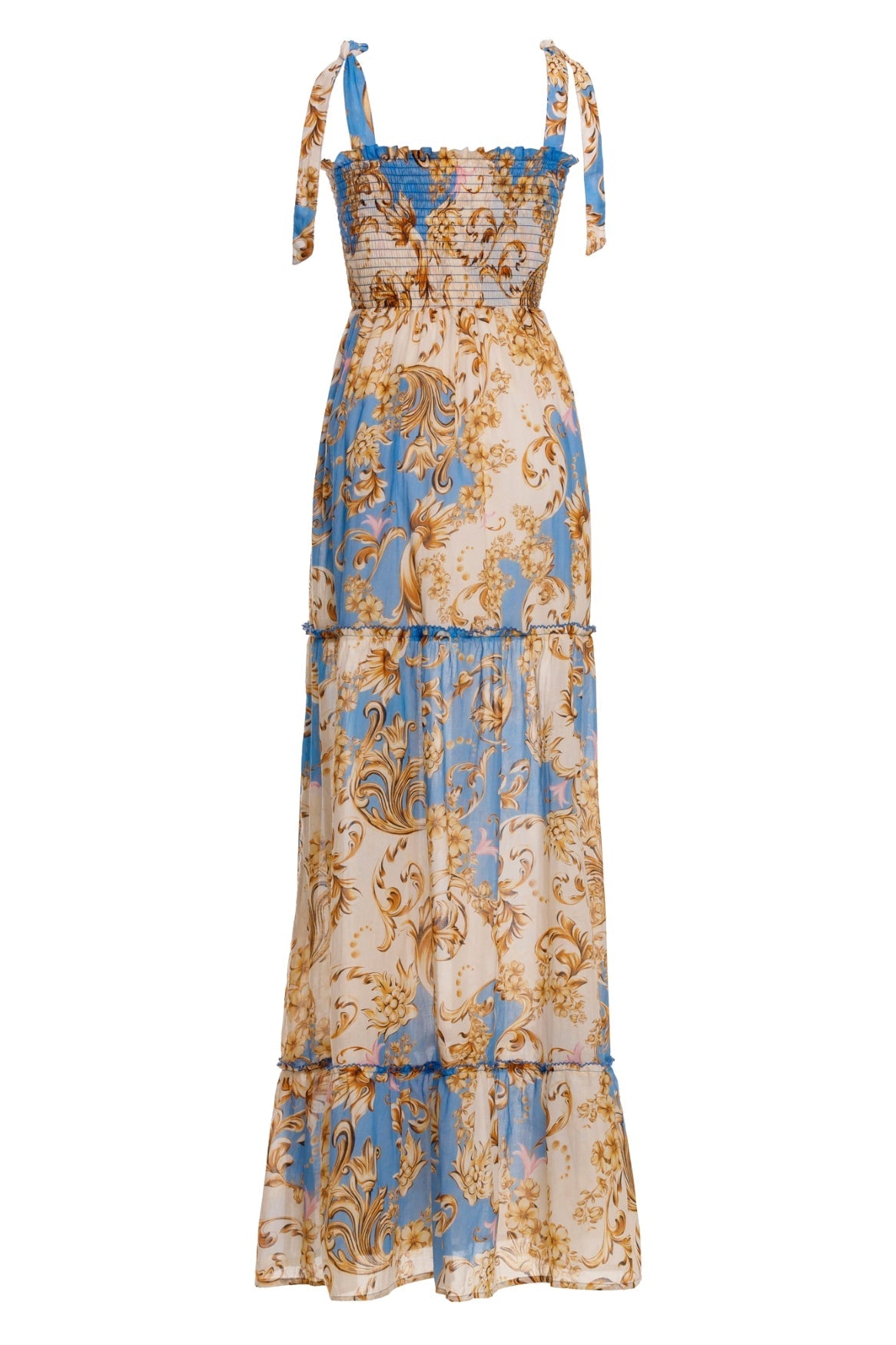 Blush Lace Dress 17052 - Elegant Floral Lace Evening Gown for Women | Perfect for Weddings, Parties & Special Occasions