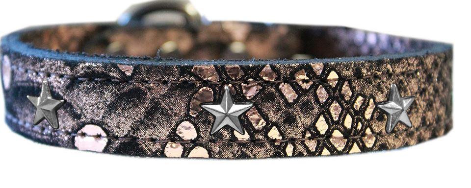 Premium Star Textured Reptile Collar for Dogs & Cats - Adjustable Pet Collar with Unique Star Design, Durable & Comfortable for Daily Walks, Training & Outdoor Adventures