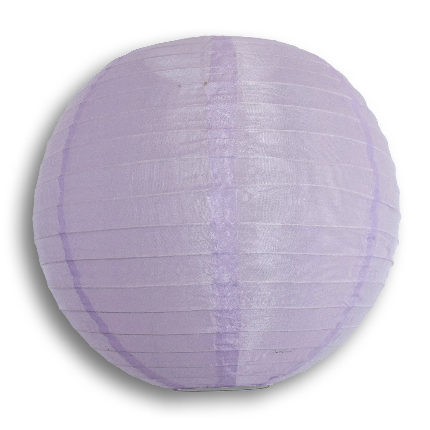 36 Light Purple Jumbo Shimmering Nylon Lanterns - Even Ribbing, Durable Outdoor Hanging Decorations for Patio, Garden, Wedding & Party Decor