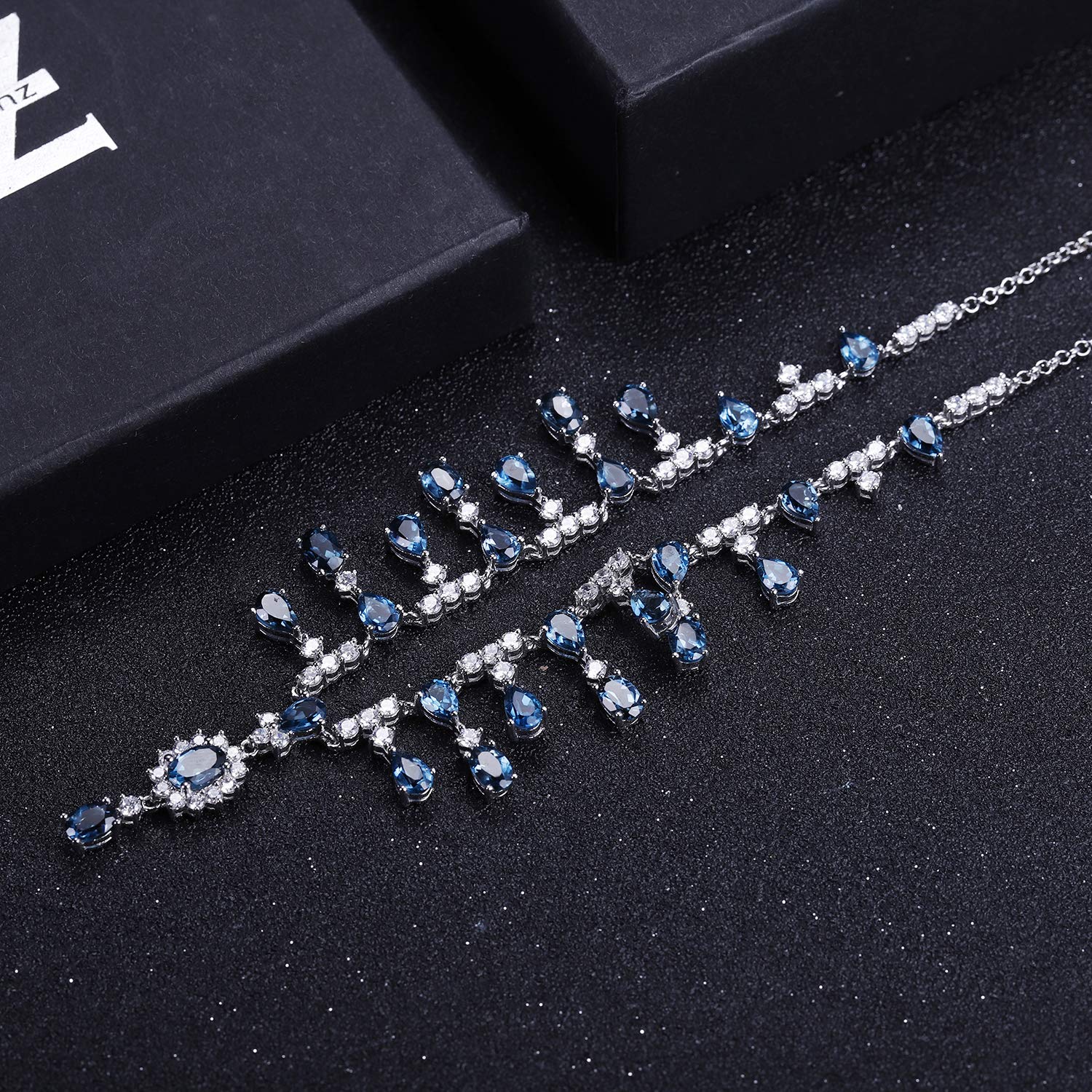 Elegant Silver Necklace for Women | Wedding & Bridal Jewelry | Romantic Gift for Her | Perfect for Anniversaries, Engagements & Special Occasions