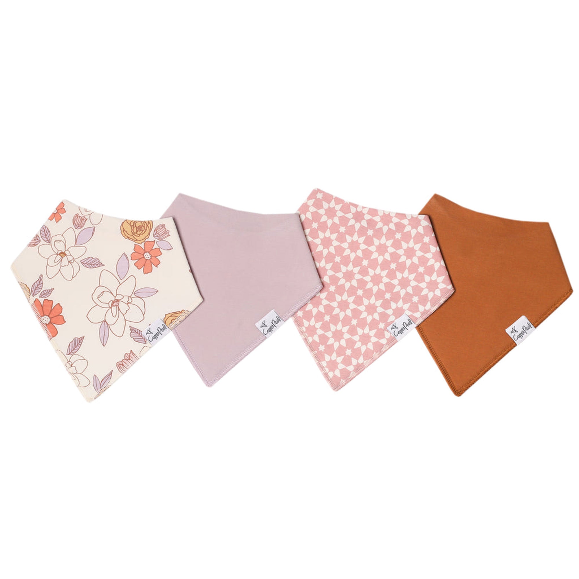 Soft Organic Cotton Baby Bandana Bibs - 5 Pack, Cute & Absorbent Drool Bibs for Infants & Toddlers - Perfect for Feeding, Teething, and Everyday Use