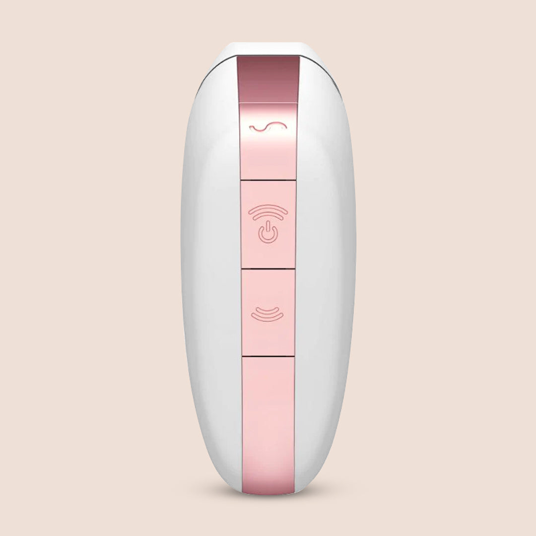 Satisfyer Love Triangle - Air Pulse Stimulation & Vibrations with Travel Cap | Clitoral Stimulator for Women | Perfect for Travel & Discreet Use
