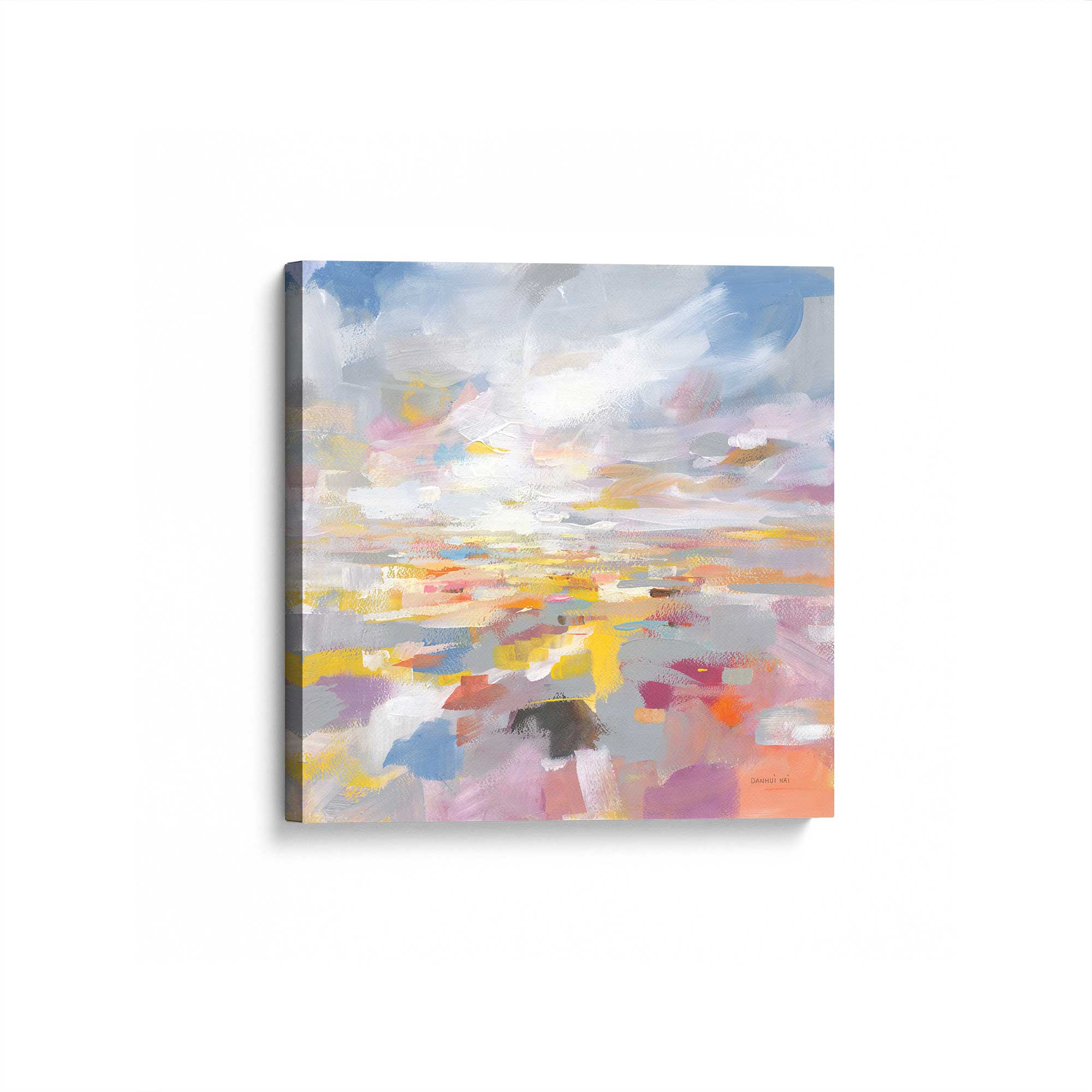 Dreamy Evening Abstract Canvas Wall Art - Modern Home Decor for Living Room, Bedroom & Office