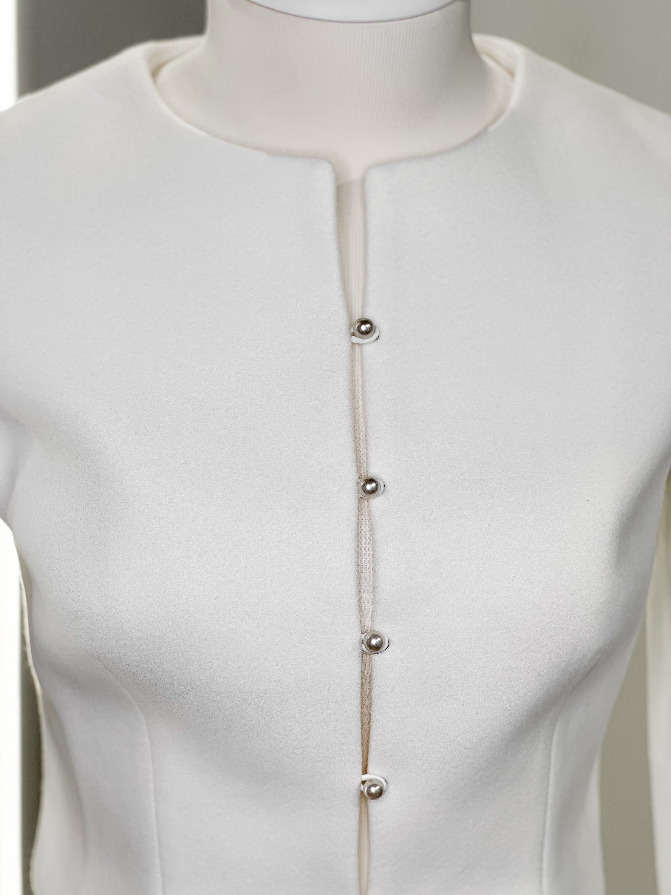 Bridal Jacket B400 - Elegant Wedding Outerwear for Brides | Ready to Ship | Perfect for Church Ceremonies, Outdoor Weddings & Photo Shoots