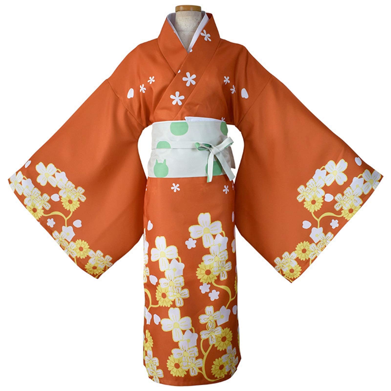 Youyaa Hiyoko Saionji Cosplay Costume - Anime Danganronpa 2: Goodbye Despair Kimono Outfit with Wig for Women (Color: Costume, Size: X-Large) | Perfect for Cosplay Events, Halloween, Anime Conventions & Themed Parties