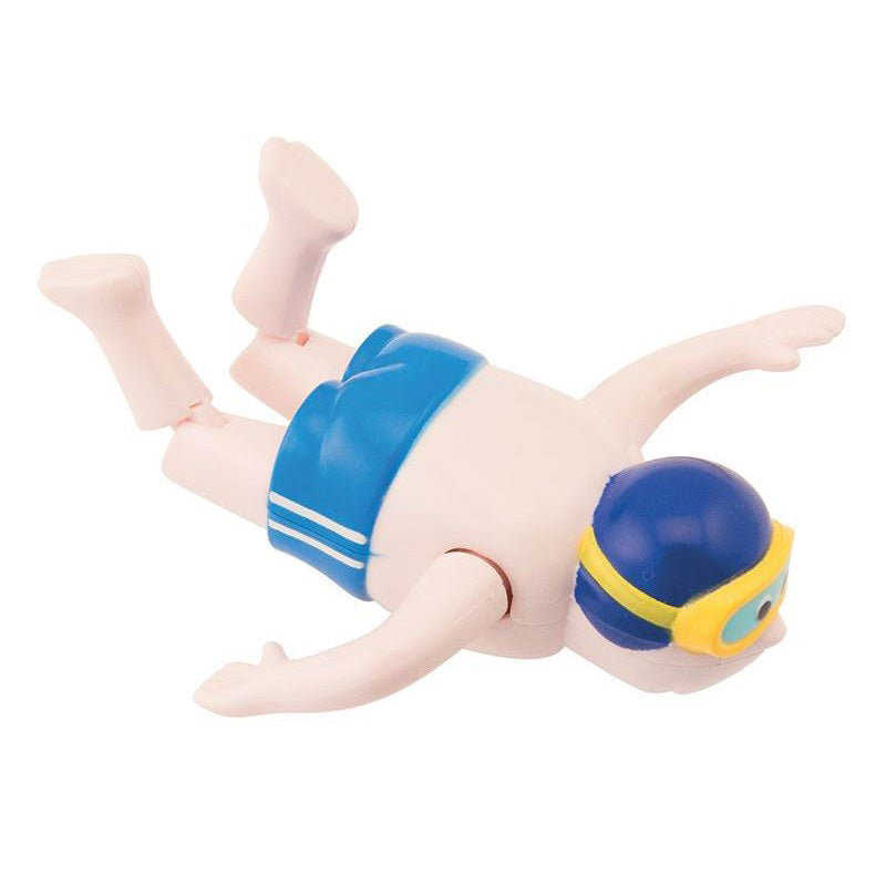 Bass & Bass Lifeguards Wind Up Mechanical Toy - 1pc Fun Swimming Pool Bath Toy for Kids, Perfect for Bath Time Play & Pool Parties