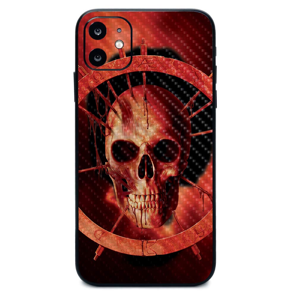 Premium Carbon Fiber Skin for Apple iPhone 11 - Ankh Design | Protective & Durable Textured Cover | Easy Application & Removal | Made in USA | Perfect for Daily Protection & Style Upgrade