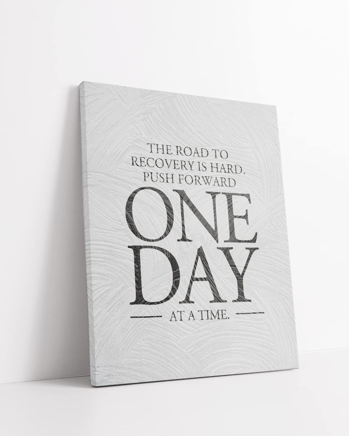 Govivo Sober - Inspirational Recovery Gifts for Men & Women - Motivational Sobriety Wall Art - Drug & Alcohol Addiction Recovery Room Decor - Office Encouragement Canvas Print - 24x30 Ready to Hang - Perfect for AA Meetings, Rehab Centers & Home Decor