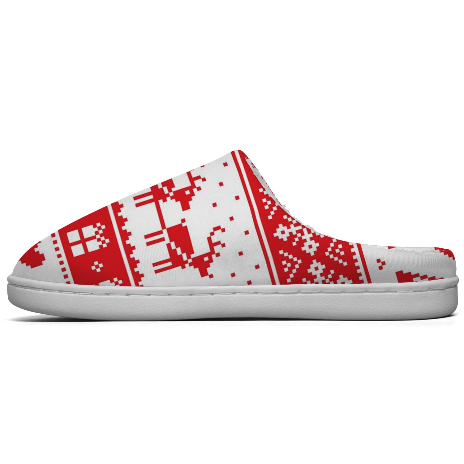 Cozy Christmas Slippers for Women & Men - Soft Indoor House Shoes with Non-Slip Sole - Perfect Bedroom Slippers & Holiday Gifts for Family - Ideal for Winter Relaxation & Home Comfort