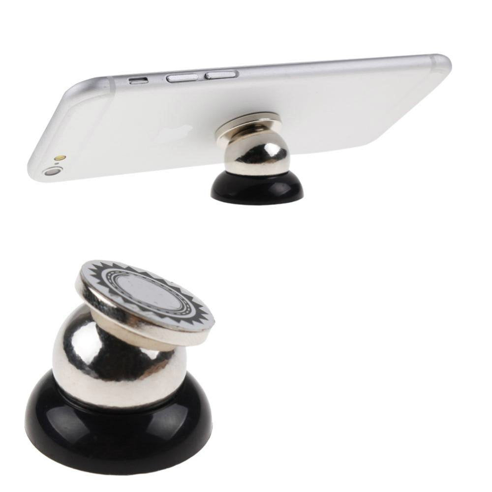 360 Degree Magnetic Car Phone Holder - Strong Suction Cup & Adjustable Mount for iPhone, Samsung, Google Pixel (2 Pack) - Perfect for Hands-Free Driving, GPS Navigation & Video Calls
