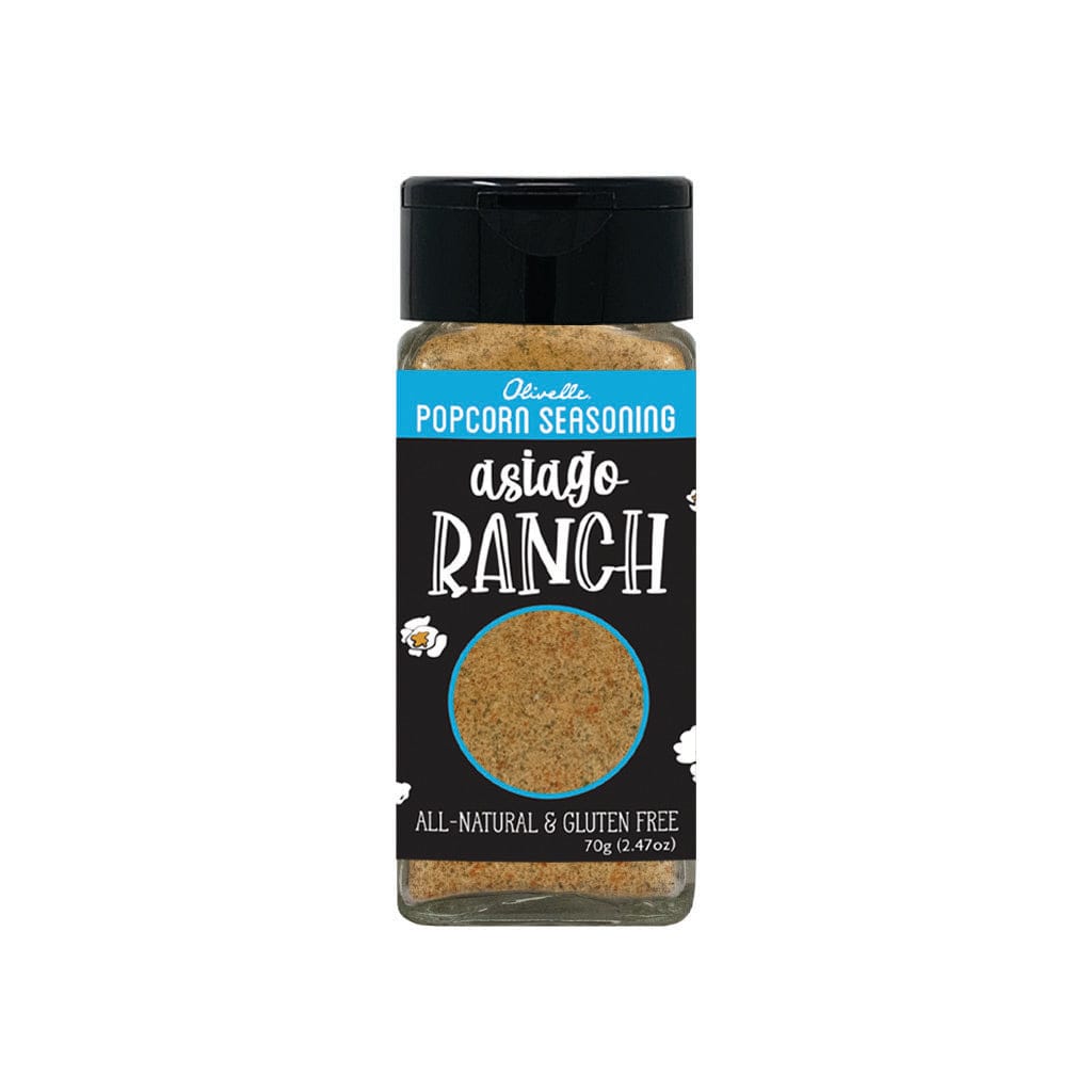 Olivelle Asiago Ranch Popcorn Seasoning - Premium Cheese & Herb Blend for Snacks, Movie Nights & Party Food - Perfect for Popcorn, Chips & Veggie Dips