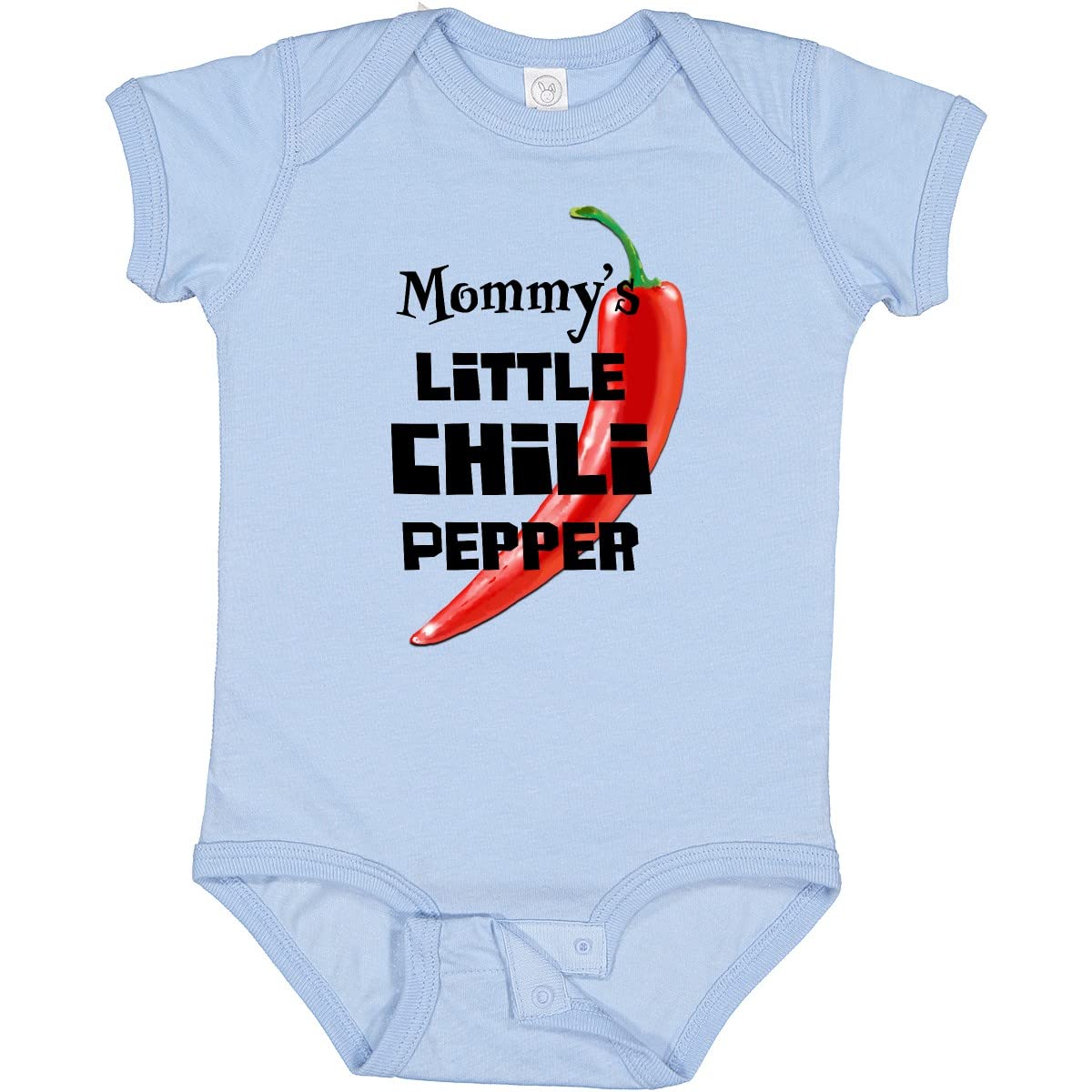 Inktastic Mommy's Little Chili Pepper Baby Bodysuit - Cute Infant Onesie for Boys & Girls - Perfect for Family Photos, Holidays & Everyday Wear