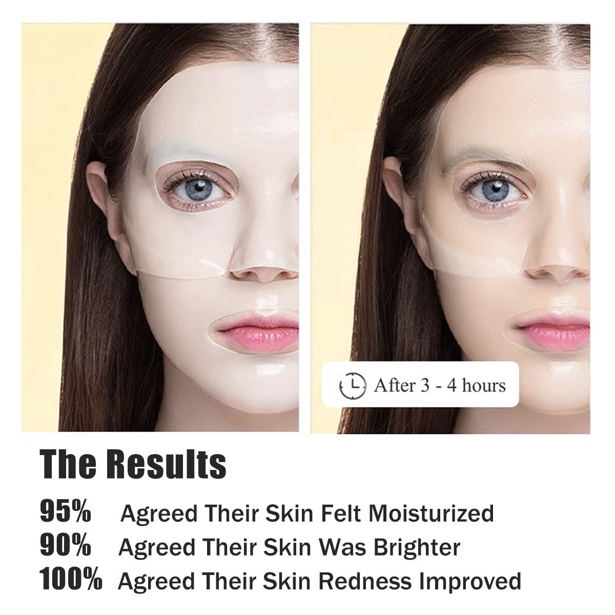 Bio Collagen Face Mask 6 Sheets - Korean Skincare Deep Hydration Overnight Mask for Anti-Wrinkle & Lifting - Pure Collagen Facial Sheet Masks for Glowing Skin | Perfect for Night Routine, Spa Days & Self-Care
