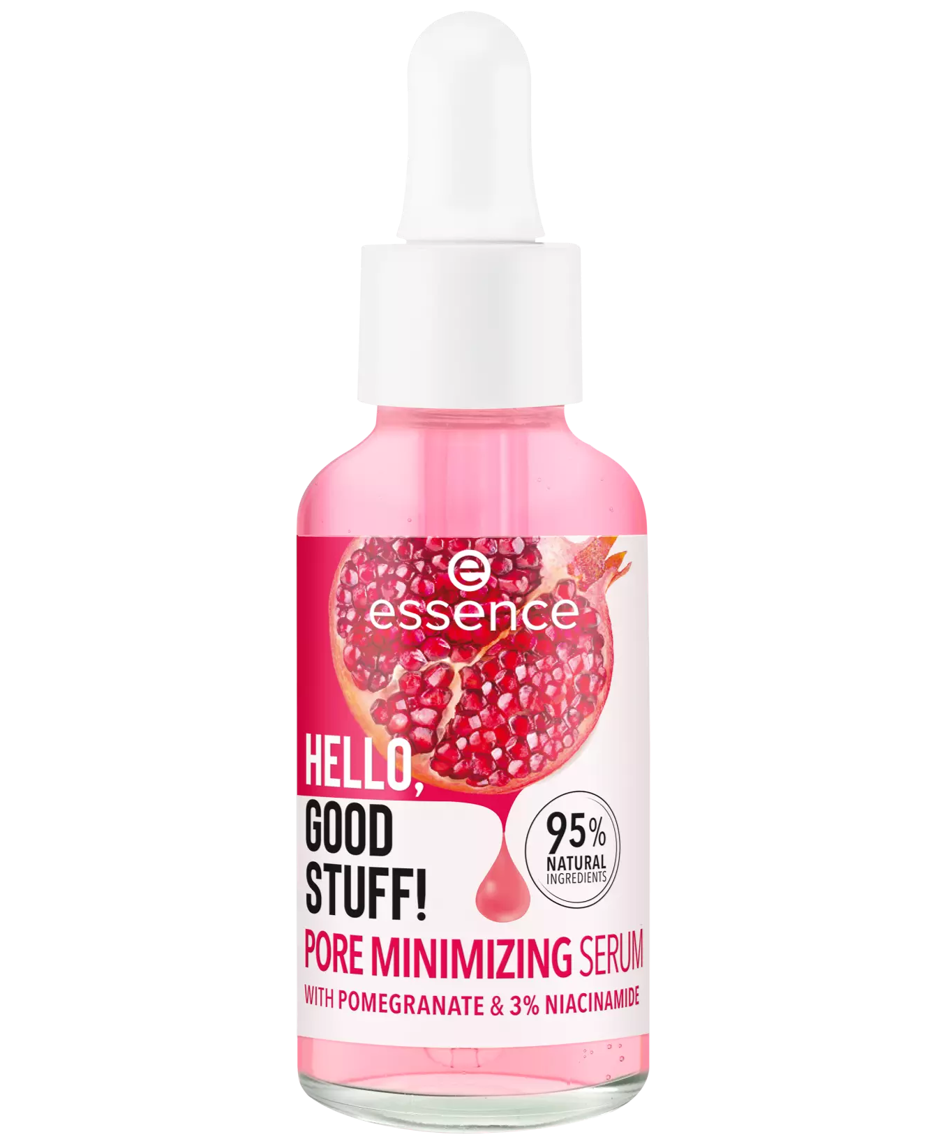 Essence Hello Good Stuff Pore Minimizing Serum - Oil-Free Face Serum for Smooth Skin | Reduce Pores & Shine | Perfect for Daily Skincare Routine & Makeup Prep