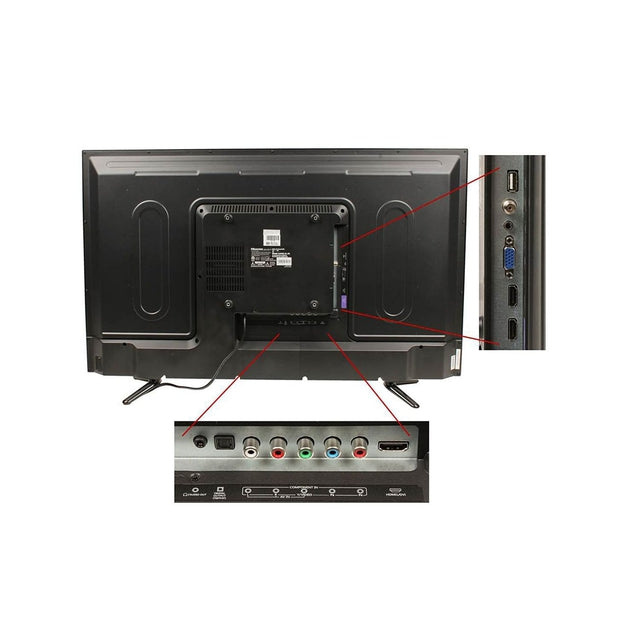 Hisense 32D37 32 Inch 720P HD LED Smart TV with 60Hz Refresh Rate - Perfect for Bedrooms, Dorms, and Small Spaces
