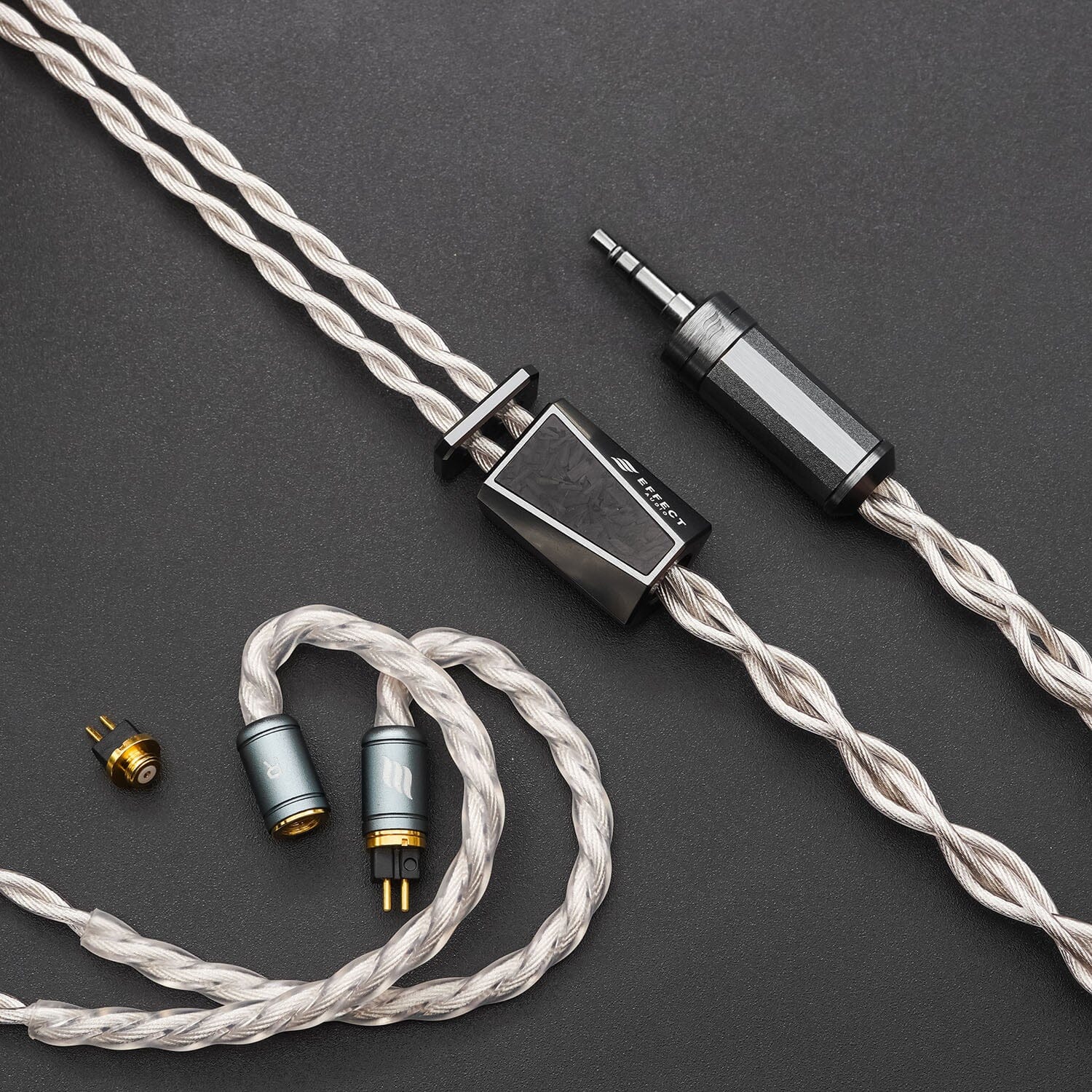 Premium Effect Audio CADMUS 4-Wire HiFi Earphone Cable with ConX Interchangeable Connector - Audiophile Grade Upgrade for IEMs | Perfect for Studio Monitoring & Portable Music Listening