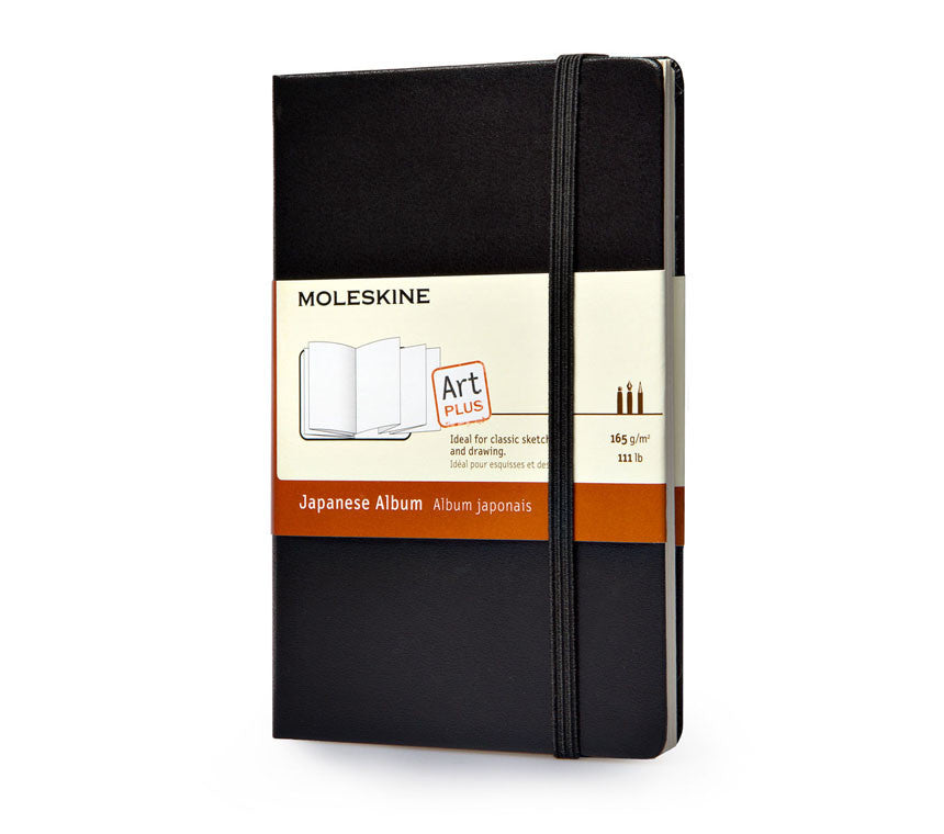 Moleskine Art Plus Japanese Album Sketchbook - Hard Cover Notebook for Drawing, Sketching & Watercolor Painting - Perfect for Artists, Students & Travel Journaling