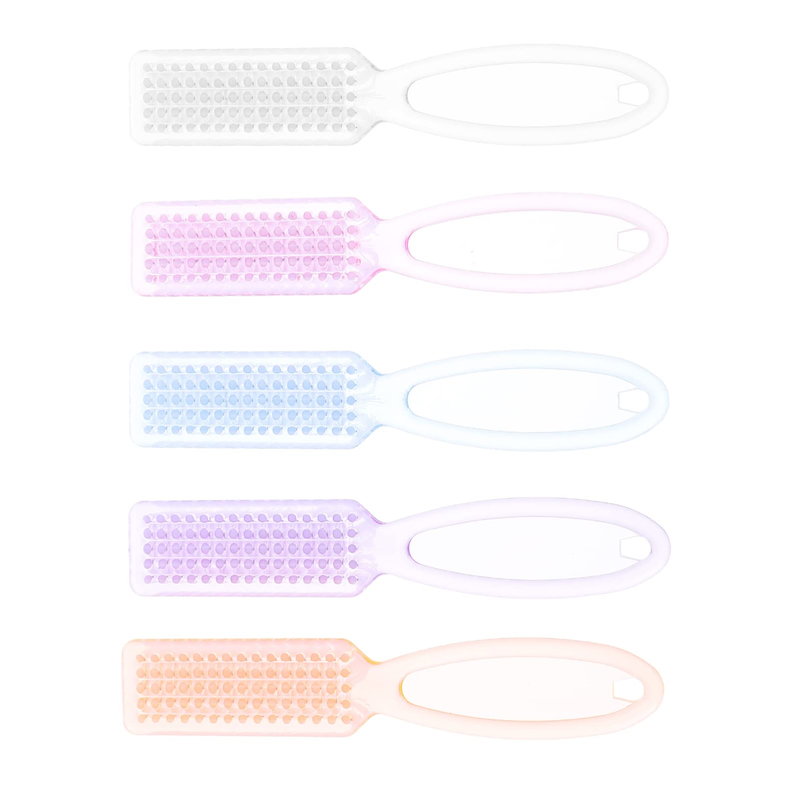 Healifty 15Pcs Nail Cleaning Brush Set - Manicure & Pedicure Scrubber for Makeup, Fingernails & Toenails | Portable Handheld Nail Cleanser Brush for Salon, Home Spa & Travel Grooming