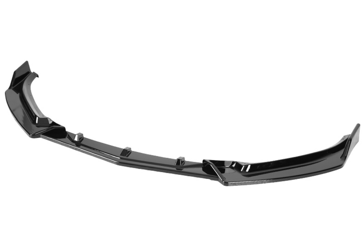 2014-2018 Mazda 3 Front Bumper Lip - Glossy Black Polyurethane 3-Piece Splitter for Enhanced Aerodynamics & Sporty Look | Perfect for Car Enthusiasts & Street Racing
