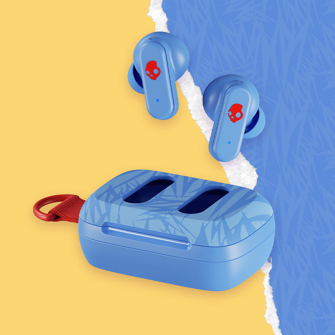 Skullcandy Triple Threat Dime 3 True Wireless Earbuds - Bluetooth 5.2, 32H Playtime, IPX4 Waterproof for Running, Gym & Outdoor Sports
