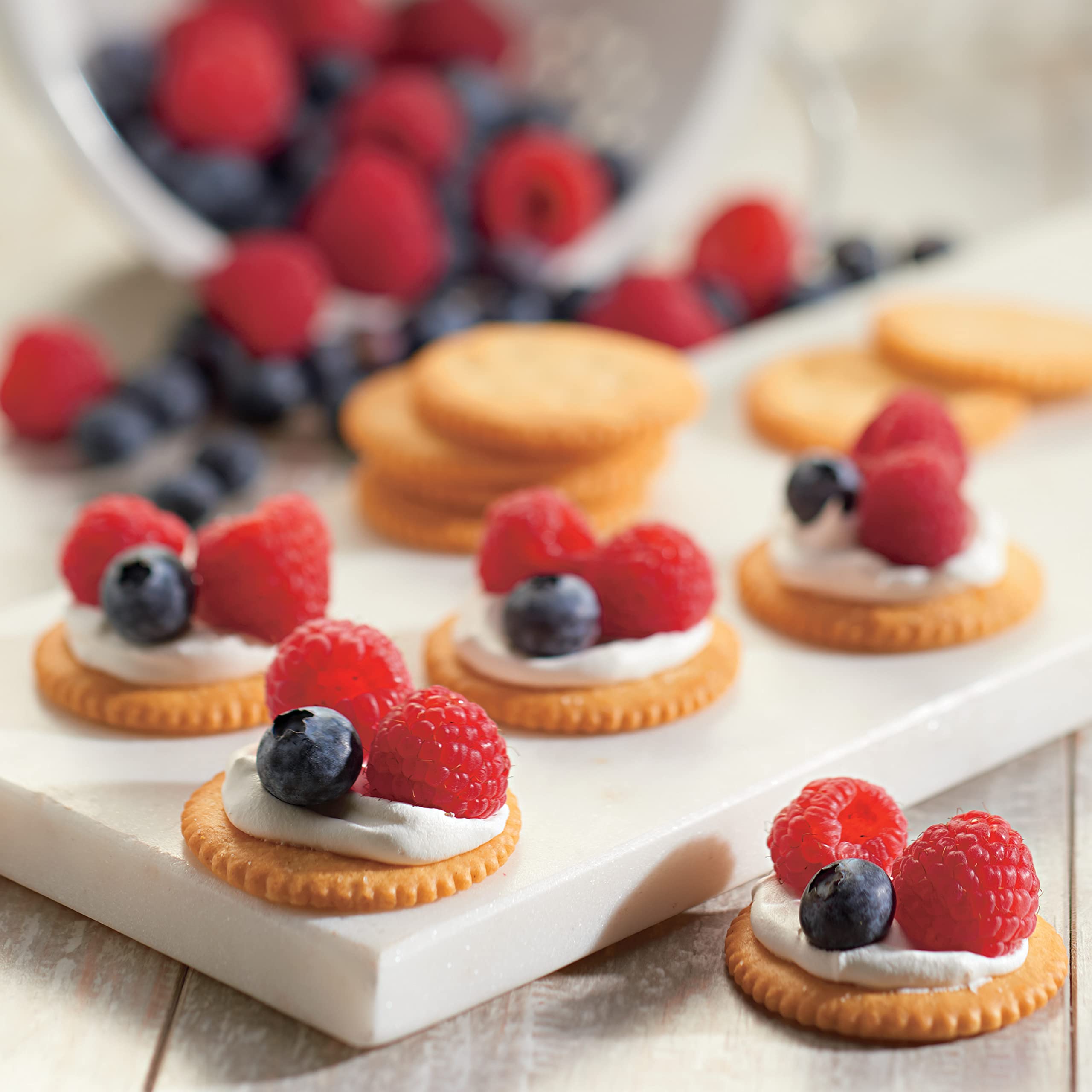 RITZ Original Crackers - Family Pack (6-27.4 oz) | Bulk Snacks for Kids & Adults | Perfect for School Lunches, Office Snacks & Party Platters | Delicious Buttery Flavor | Crunchy Baked Crackers