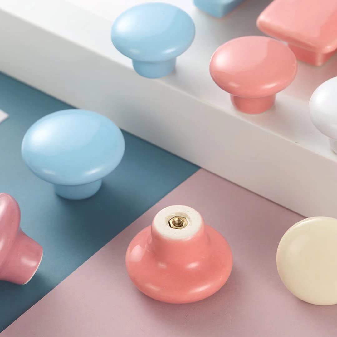 Ceramic Cabinet Knobs 5-Pack - 38mm (1.50