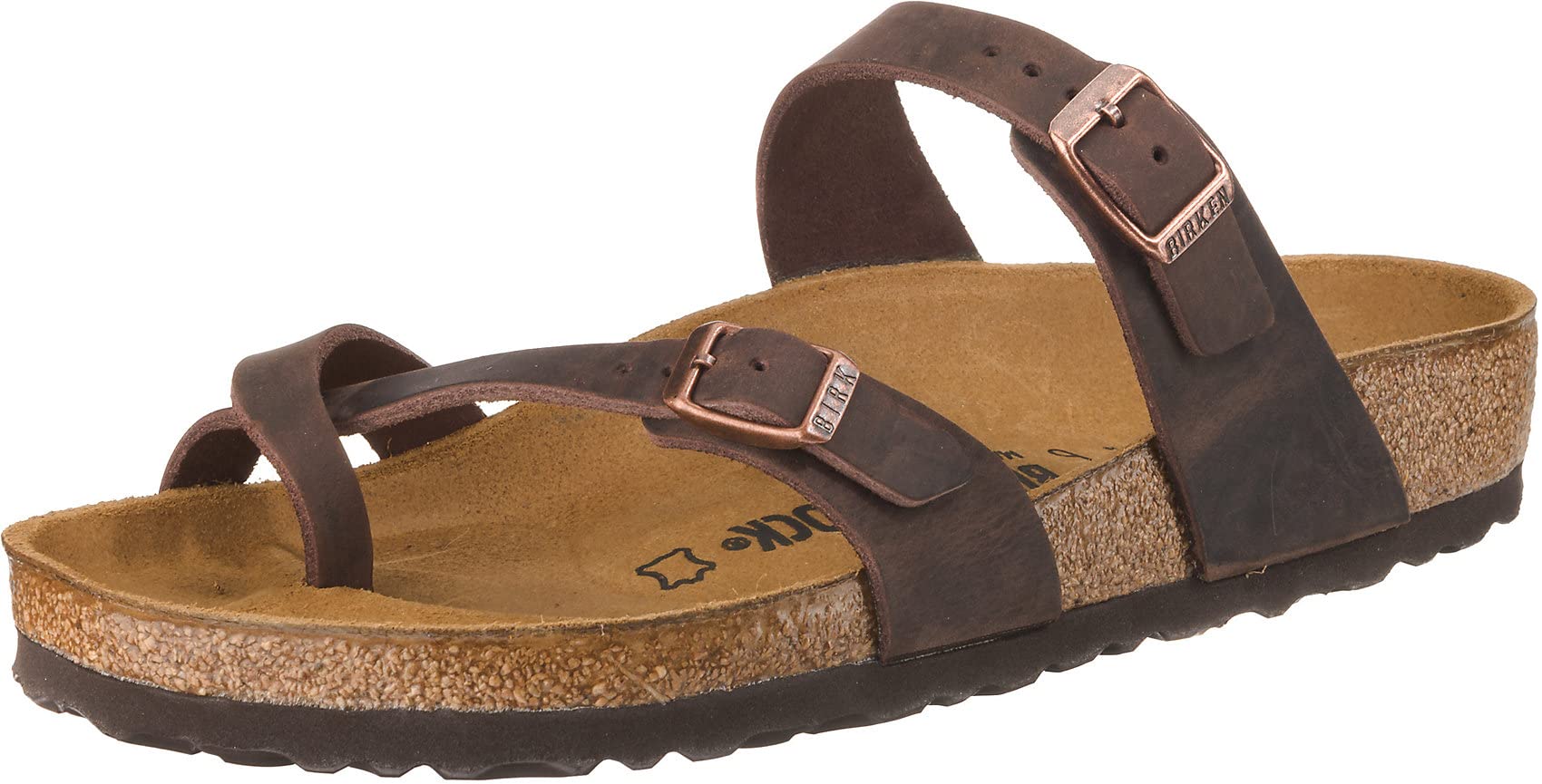Birkenstock Women's Mayari Sandals - Comfortable Leather Straps Sandals for Women, Arch Support Footbed | Perfect for Beach, Vacation, and Summer Outdoor Activities
