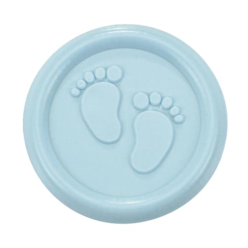 Baby Blue Footprints