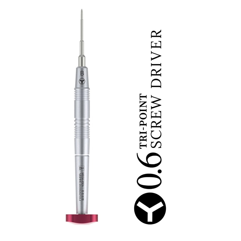 Qianli 2D Precision Y000 Tri-Wing Screwdriver - 0.6mm Aluminum Alloy for iPhone, MacBook & Electronics Repair | Professional Tool for Phone, Laptop & Small Device Maintenance