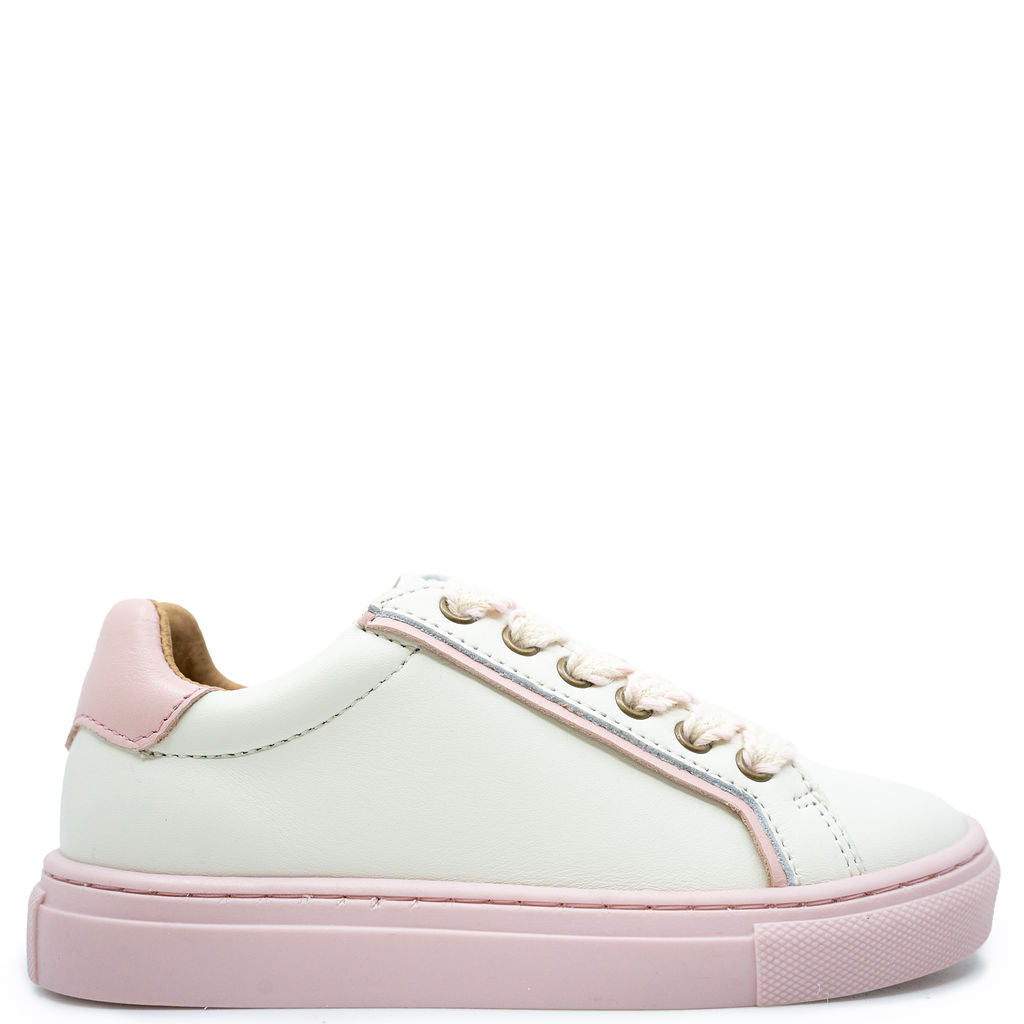 Porte Pink and White Sneakers for Women - Comfortable Casual Walking Shoes - Perfect for Gym, Running, and Everyday Wear