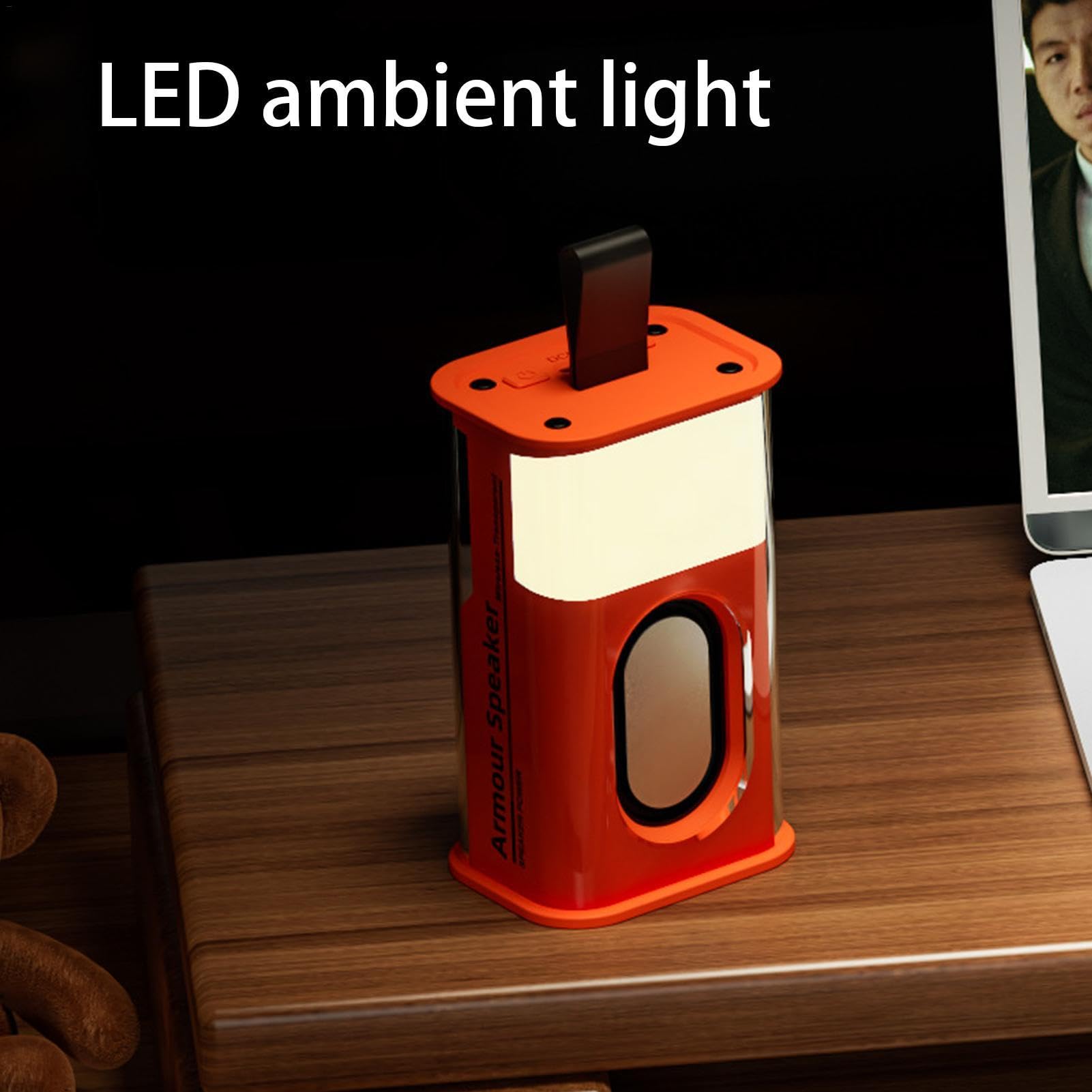 Wireless Outdoor Speaker with LED Lights - Portable Bluetooth Speaker for Home, Party, Birthday & Outdoor Activities | Waterproof, Loud Sound for Camping, Beach, Backyard & Poolside Gatherings