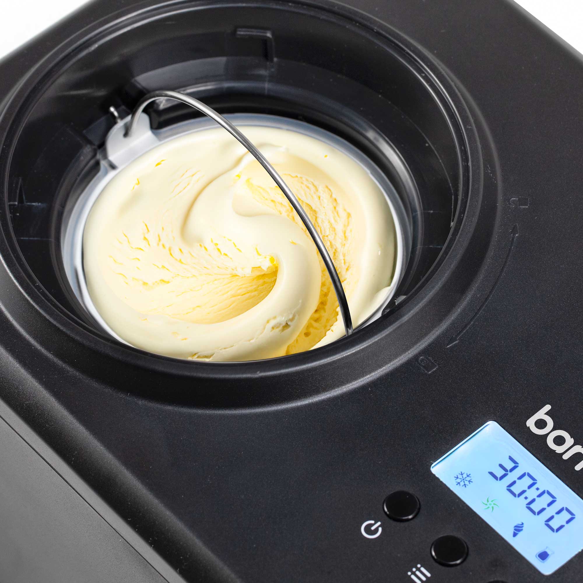 Baridi 1L Ice Cream Maker with Fast Freeze Compressor - Homemade Gelato, Sorbet & Frozen Yogurt Machine - Perfect for Parties, Desserts & Family Treats
