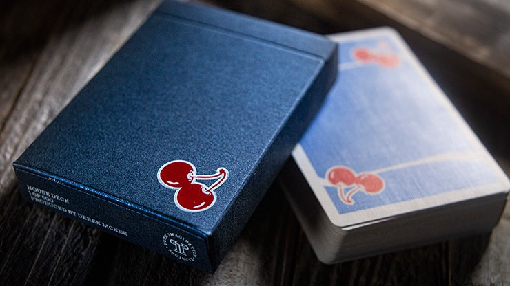 Premium Cherry Casino House Deck Playing Cards - Tahoe Blue | Classic Poker & Card Games | Perfect for Poker Nights, Magic Tricks & Casino-Themed Parties