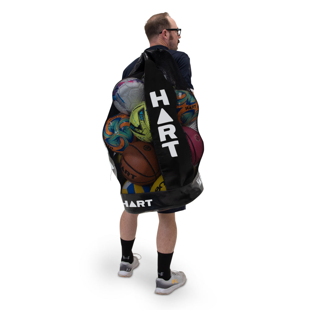 HART Tough Ball Carry Bag - Durable Sports Equipment Storage for Baseball, Softball & Soccer - Perfect for Practice, Games & Travel