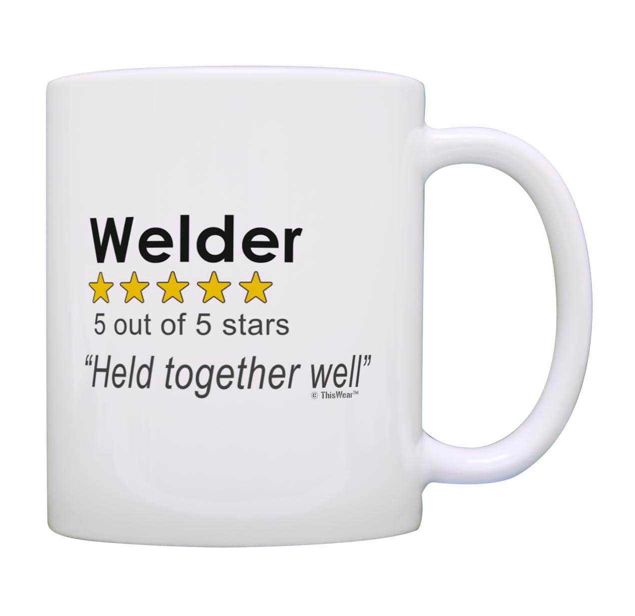11oz Ceramic Coffee Mug for Welders - Perfect Welder Gift for Women & Men - Durable & Stylish - Great for Coffee, Tea, or Hot Chocolate at Work or Home