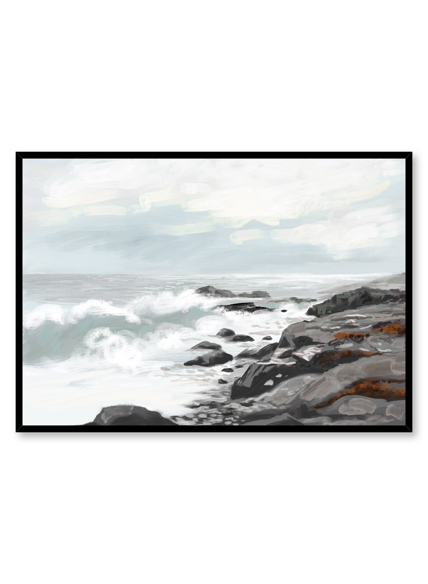 Howth Ireland Landscape Poster - Vintage Travel Wall Art Print for Home & Office Decor - Perfect for Living Room, Bedroom, or Gift