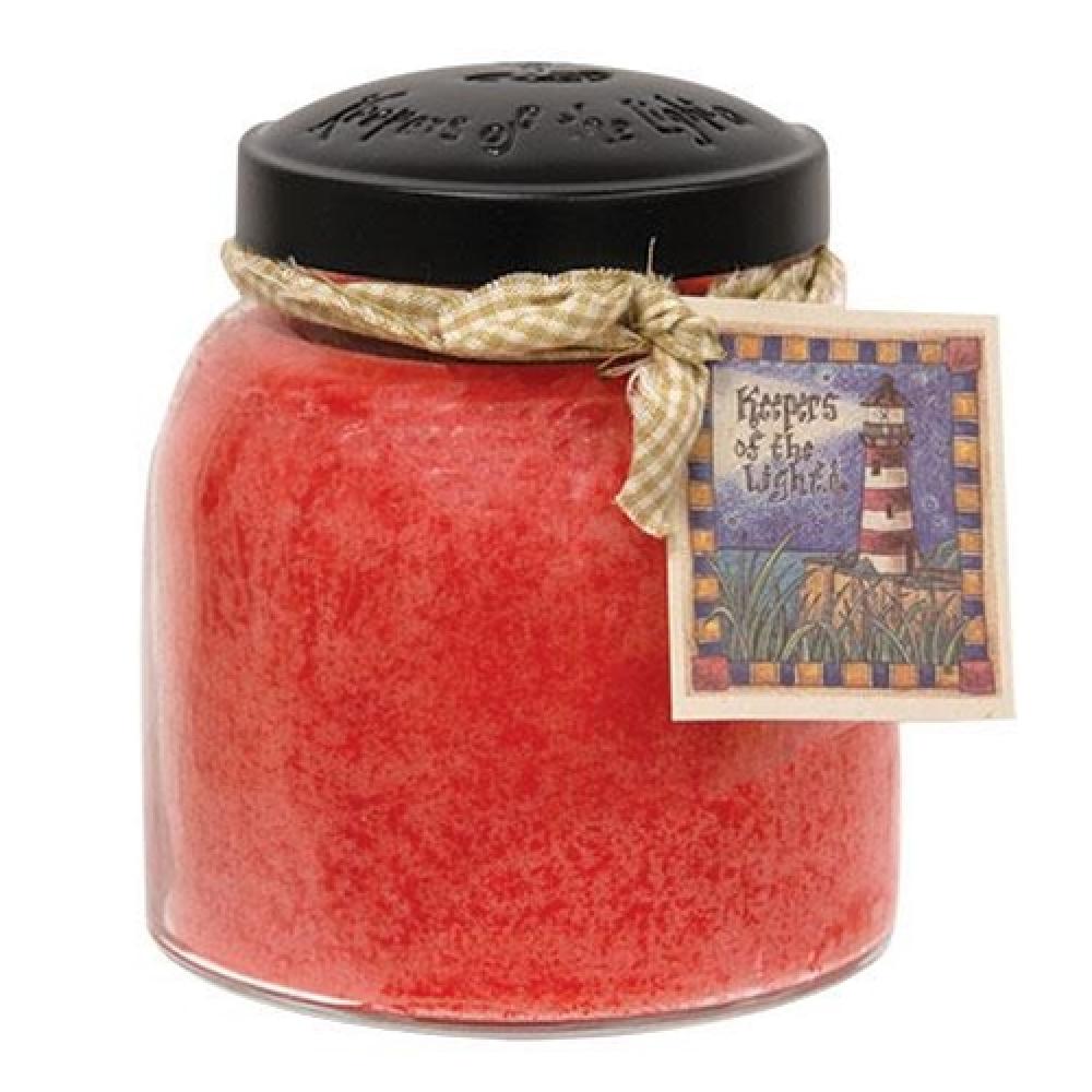 Handmade Coral Reef Scented Soy Wax Candle in Glass Jar - Perfect for Home Decor, Relaxation & Gifts