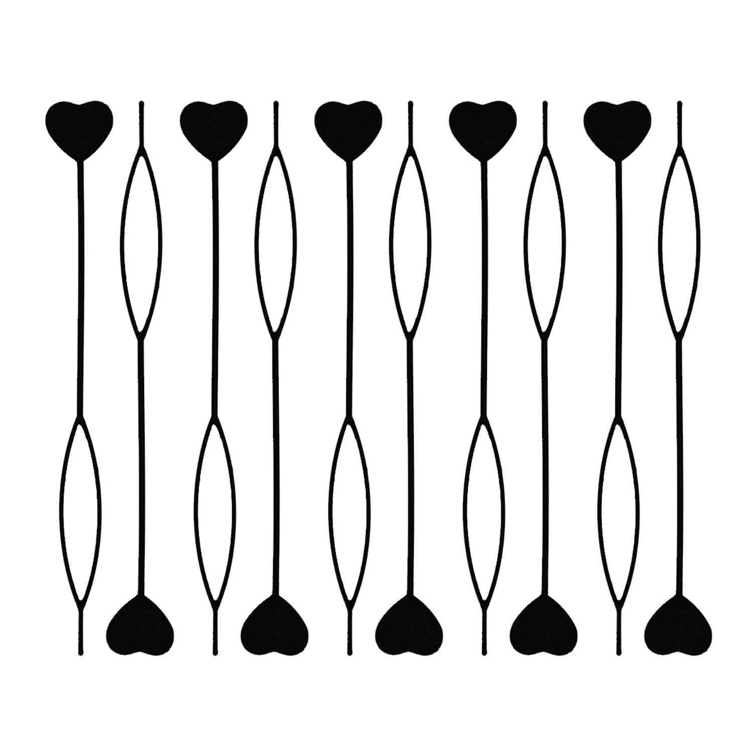 AUEAR 16-Pack Black Hair Beader Tool - Automatic Ponytail Maker & Styling Kit for Quick Bead Loading - Perfect for DIY Hair Accessories, Braiding, and Party Hairstyles