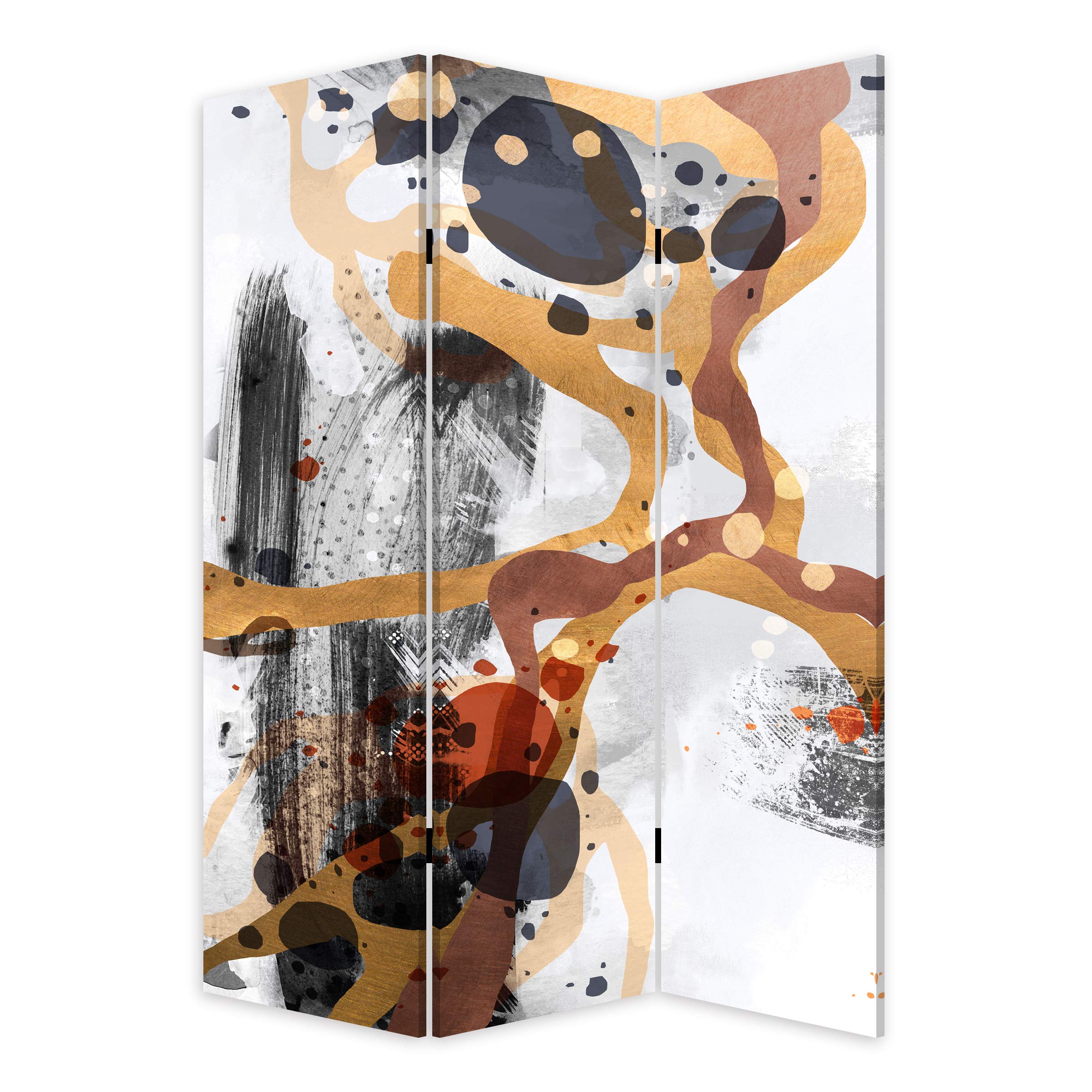 Screen Gems SG-383 Folding Room Divider Panel - 6ft Tall Privacy Partition with Multi-Color Design for Home, Office & Event Spaces | Perfect for Room Separation, Privacy Screens & Decorative Accents
