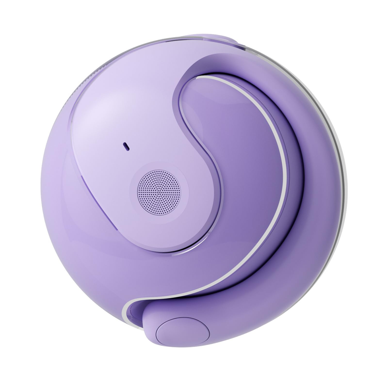 Detull Wireless Earbuds Bluetooth 5.3 Over-Ear Headphones, IPX7 Waterproof Sport Earphones with 3D Holographic Stereo Sound for iPhone Android Phone Laptop - Perfect for Gym Running Office Work (Purple)